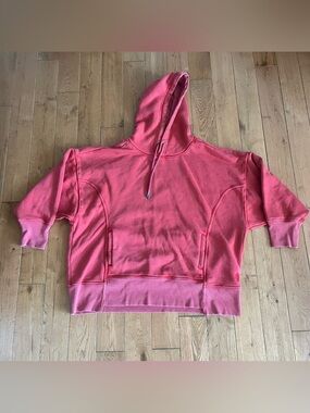 Free People Red Hoodie - Size XS